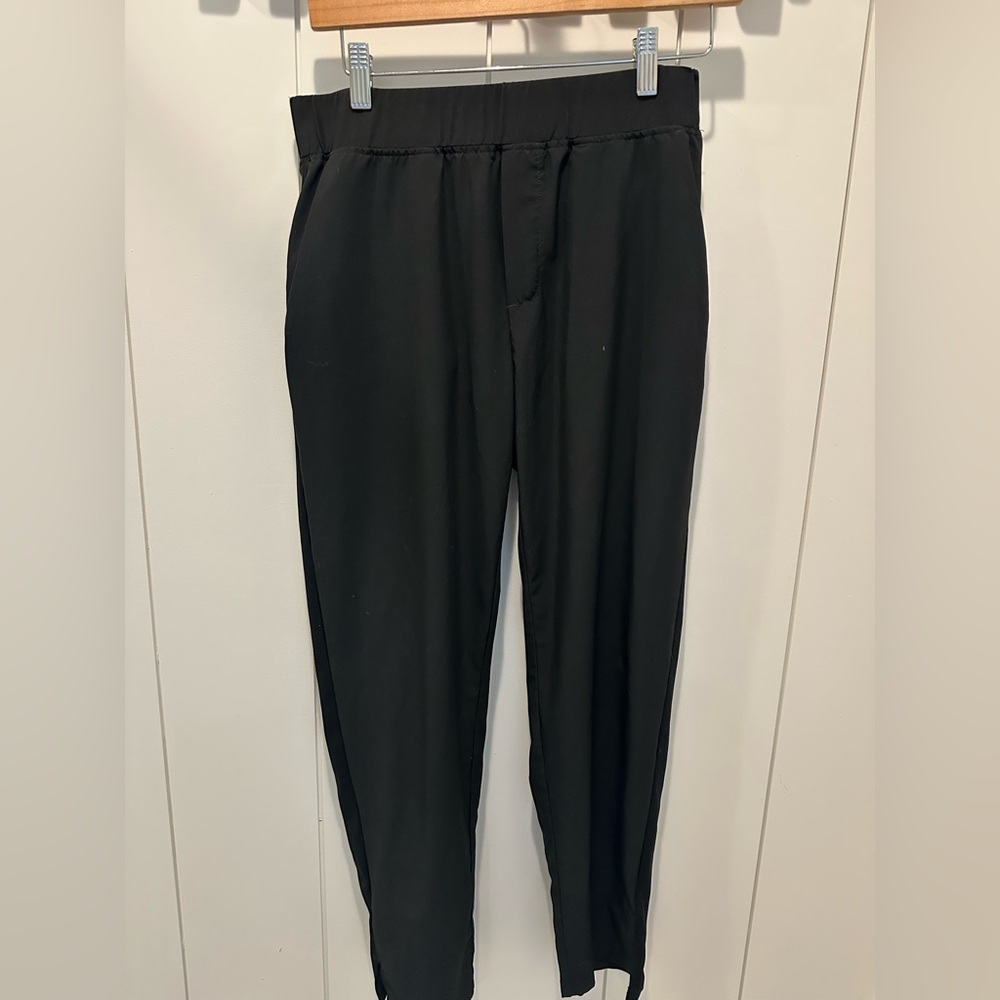 Quince Black Women's Jogger-Style Dress Pants